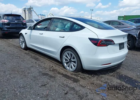 2022 Tesla Model 3 from USA, damaged, VIN 5YJ3E1EA2NF353869